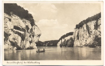 AK Donaudurchbruch bei Weltenburg Kelheim 1939