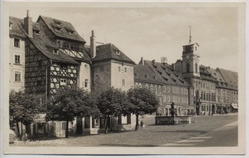AK Foto Eger Adolf Hitler-Platz Cheb Böhmen & Mähren Tschechien 1940