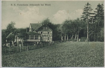 AK B.K. Ferienheim Abbenroth bei Wiehl Nümbrecht 1920 RAR
