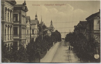 AK Ostseebad Heringsdorf Eichenweg 1908 RAR
