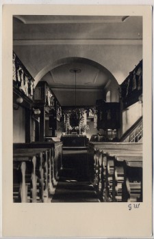 AK Foto Hoheneggelsen Kirche Innenansicht 2 bei Söhlde 1930