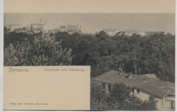 AK Ostseebad Zinnowitz Panorama von Glienberg 1910