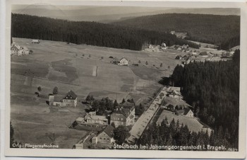 AK Foto Steinbach bei Johanngeorgenstadt im Erzgebirge Fliegeraufnahme 1942