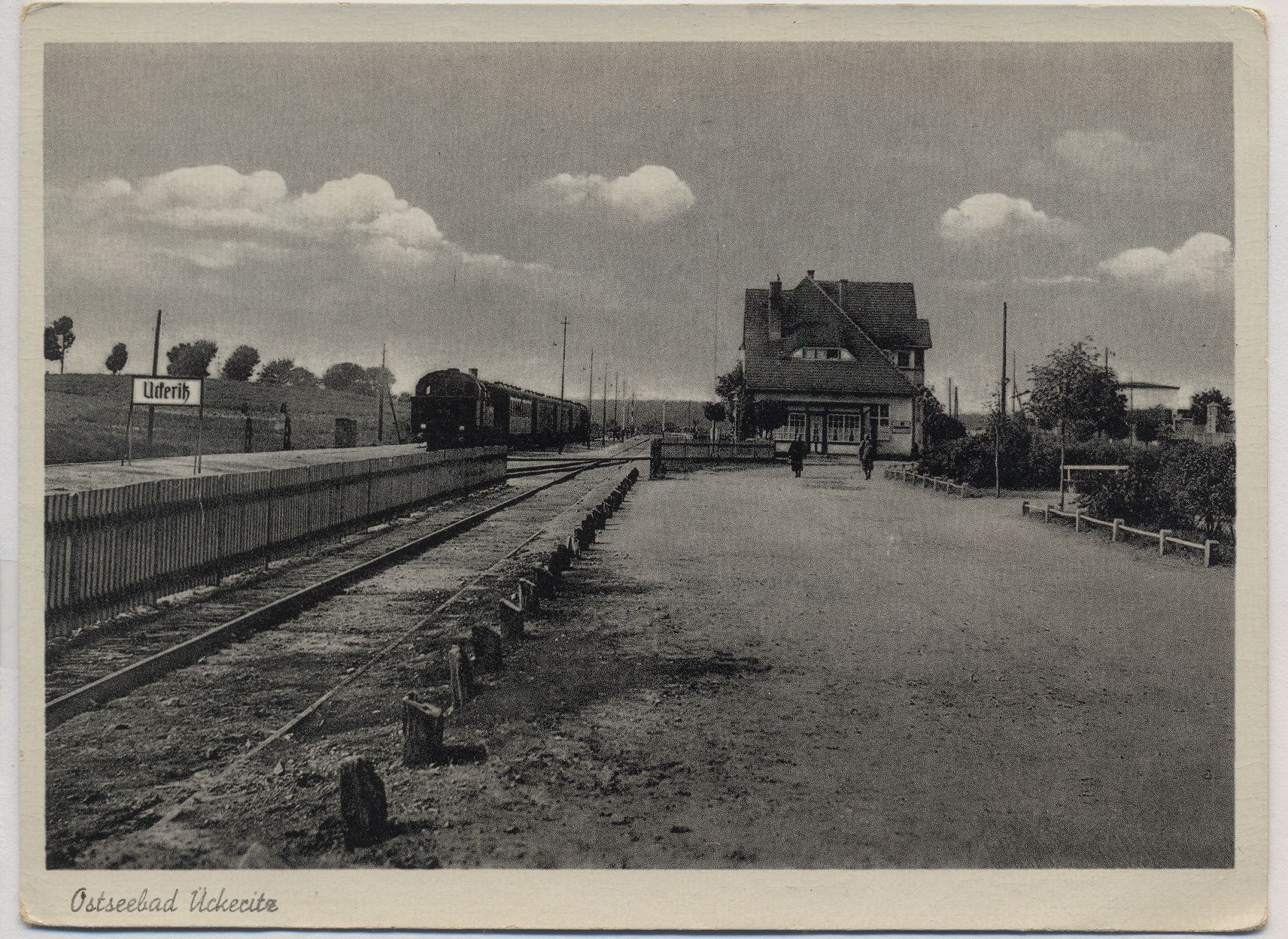 Ostseebad Ückeritz Usedom Bahnhof Bahn Zug Gleis