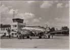 AK Foto Hannover Flughafen Flugzeug Pan American Airways PAA Douglas C-54 Skymaster 1956