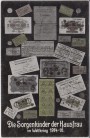 AK Die Sorgenkinder der Hausfrau im 1.WK Zeitgeschichte Geldscheine 1914-1916
