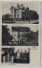 VERKAUFT !!!   AK Gruss aus Arras Restauration Haltestelle Schule und Kriegerdenkmal b. Geringswalde 1910 RAR