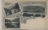AK Gruss aus Kiefersfelden Eglsee Hechtsee Ortsansicht 1900
