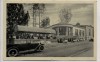 AK Bad Hall Trinkhalle Terrasse Cafe Lauf mit Auto 1930