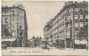 AK Mainz Hotel Pfeil und Mainzerhof Blick nach dem Hauptbahnhof Strassenbahn 1906 RAR