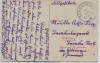 AK Gruß aus Haselbach (Niederbayern) Ortsansicht mit Kirche und Handlung Feldpost 1918 RAR