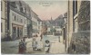 AK Gladenbach Marktstrasse Kinder und Frauen nachcolorisiert 1907 RAR Sammlerstück