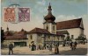AK Rumburg Rumburk Kapuzinerkloster Kloster viele Menschen Böhmen Tschechien 1926