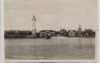 AK Foto Lindau am Bodensee Hafen mit Wasserflugzeug Dornier 1933