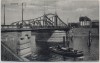 AK Krefeld Crefeld Hafen Schiff mit Brücke 1920