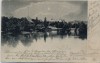 AK Gruss aus Köln Der Volksgarten bei Mondschein 1899