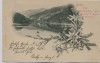 VERKAUFT !!!   AK Sarntal bei Bozen Gruß vom Durnholzer See Südtirol Italien 1898 RAR
