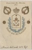 VERKAUFT !!!   Präge-AK Kiel Gruss aus der Garnison Kaiserliches 1.See-Bataillon Wappen Krone 1911 RAR