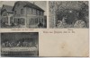 AK Gruss aus Bergholtzzell Restauration von Emil Brand bei Gebweiler Haut-Rhin Elsass Frankreich 1909