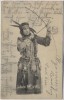AK Indianerin mit Pfeil und Bogen 1914