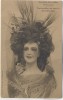 AK Frau mit Blumen im Haar Exposition de la coiffure Anvers Antwerpen 1909