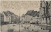 AK Mülhausen Mulhouse Partie am Rathaus-Platz Elsass Frankreich 1906