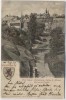 AK Luxemburg Ville de Luxembourg Blick auf S. Michel mit Wappen 1902