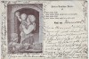 Künstler-AK Gruß aus ... Perlen Deutscher Poesie Frau mit Kind Dessin 304 1899