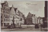 AK Augsburg Mittlere Maximilianstraße mit Hotel Merkur 1910