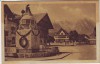 AK Garmisch-Partenkirchen Marktplatz mit Brunnen 1930