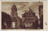 AK Monschau Montjoie Sparkasse und Aukirche Eifel 1928