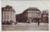 AK Foto Augsburg Königsplatz Autos Straßenbahn 1934