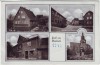 AK Mehrbild Gruß aus Utenbach Kirche Schule Pfarre bei Apolda Landpoststempel 1941