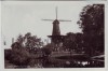 AK Foto Leiden Rijnsburgersingel Windmühle Zuid-Holland Niederlande 1950