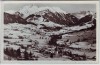 AK Foto Gstaad Saanen Ortsansicht im Winter BE Schweiz 1950