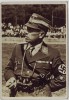 VERKAUFT !!!   AK Foto Autograph Korpsführer Adolf Hühnlein NSKK in Uniform Feldstecher Schirmmütze signiert Autogramm 1935 RAR
