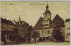 AK Jena Rathaus mit Bismarckbrunnen 1910