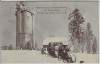 VERKAUFT !!!   AK Auersberghaus und Aussichtsturm auf dem Auersberg im Winter Schlitten Menschen bei Wildenthal Eibenstock 1908