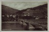 AK Klingenberg am Main Ortsansicht mit Brücke 1930