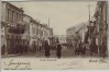 AK Galați Galatz Strada Brasoveni Straßenansicht mit Menschen Rumänien 1904 RAR