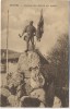 AK Kochel am See Denkmal des Schmid von Kochel Bahnpoststempel 1924