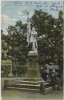 AK Jena Blick auf Burschenschafts Denkmal 3 Männer 1910