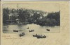 AK Gruss vom Luisa-See Bad Elster viele Boote 1901