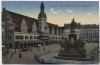 AK Leipzig Altes Rathaus mit Siegesdenkmal 1918
