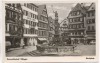 AK Foto Tübingen Marktplatz mit Hotel Lamm und Brunnen Autos 1950
