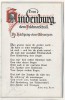 AK Gedicht Dem Hindenburg, dem Feldmarschall Die Huldigung eines Schweizers Arthur Frey, Aarau 1916