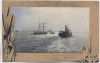 Künstler-AK Segelschiff und Dampfer 1907