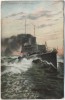 AK Torpedoboot in voller Fahrt Soldatenkarte 1911