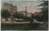 AK Chemnitz Theaterplatz mit Siegesdenkmal Soldatenkarte 1911