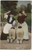 AK Und klatscht der Schinken ... Frauen mit Soldaten Soldatenkarte 1910